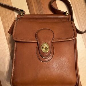 Coach Murphy British Tan Leather Crossbody Bag 9930